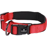 Produktbild von Halsband Abbi Flamingo Rot Plüsch XS 35-40cm