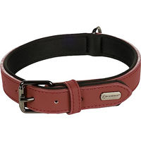 Produktbild von Halsband BINTI Flamingo Rot aus Leder Größe M/L 38/48cm
