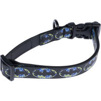 Produktbild von Halsband DC Batman Schwarz Biothane Wasserabweisend Größe L 35-56 cm für große Hunderassen