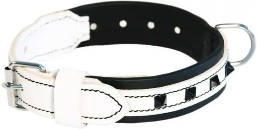Produktbild von Halsband Martin Sellier Montana aus Leder in Weiß 35/60 cm