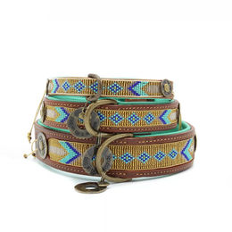 Produktbild von Halsband Moon Indi in Bunt aus Leder Größe S