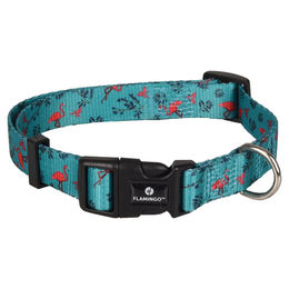 Halsband Samar Flamingo Grün Türkis aus Nylon 40-76 cm – Bild 1 von 2
