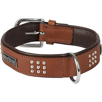 Produktbild von Halsband Sedona Leder mit Schmuckelementen Braun M/L 39-45cm