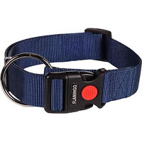 Produktbild von Halsband ZIGGI Flamingo Blau Nylon XL 55-75cm