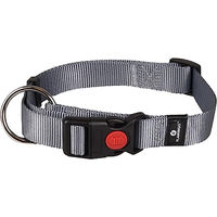 Produktbild von Halsband ZIGGI Flamingo Grau aus Nylon Größe L 45-65cm