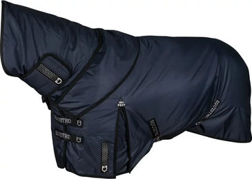 Produktbild von Halsdecke für Pferde Equestro Alberta Blau aus Polyester Größe S