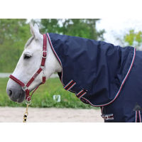 Produktbild von Halsdecke für Ponys von H&JOY in Blau aus Oxford-Gewebe