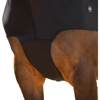 Produktbild von Halsdecke QHP für Pferde aus Polyester in Schwarz Größe S