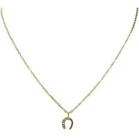 Produktbild von Halskette Lola Ip von Equestrian Shop aus Goldfarbenem Edelstahl wasserfest 40 cm + 5 cm
