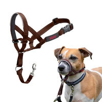 Produktbild von Halti Erziehungshalsband Kopfgeschirr für kleine Hunde in Braun aus Nylon Größe 1