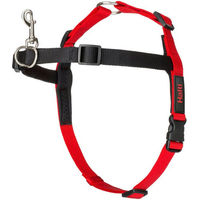 Produktbild von Halti Front Control Hundegeschirr Schwarz/Rot Größe M aus Nylon - 1 Stk.