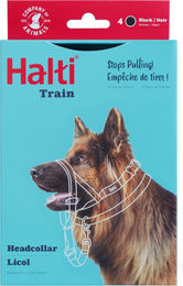 Halti Hunde-Kopfhalfter Schwarz Größe 4 mit Edelstahl aus Erziehungshalsband - 1 Stk. – Bild 1 von 2