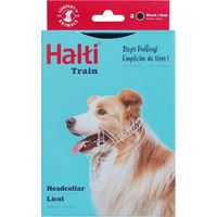 Produktbild von Halti Kopfhalfter Erziehungshalsband für Hunde Schwarz Größe 2 mit Edelstahl