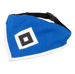 Produktbild von Hamburger SV HSV Hundehalstuch mit Raute aus Baumwolle Blau