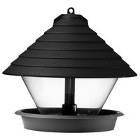 Produktbild von Hammarplast Vogelfutterhaus 9325409 aus Kunststoff schwarz 27cm
