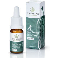 Produktbild von Hanafsan Bio Hanf Extrakt CBD Öl 3% zur Beruhigung für Kleintiere 10ml