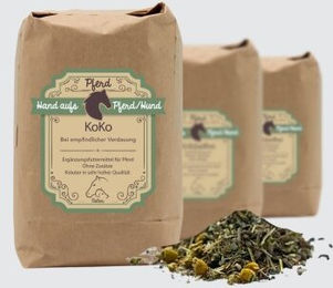 Hand aufs Pferd/Hund Verdauungskräuter für Pferde und Hunde als Pulver zur Magen-Darm-Unterstützung 1kg – Bild 1 von 3