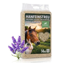Hanfeinstreu Lavendel für Hühner und Pferde 140 Liter Naturprodukt - 140 l – Bild 1 von 13
