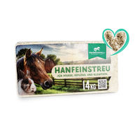 Produktbild von Hanfeinstreu Regular von Hanfeinstreu.de für Hühner und Pferde, 140 Liter, natürlich, saugstark und geruchsbindend - 140 l