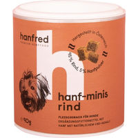 Produktbild von hanfred Hanf Minis Hundesnacks Rind getreidefrei mit hohem Fleischanteil 90 g - 3 x 90 g