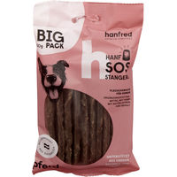 Produktbild von Hanfred Hanf SOS Stangerl Funktionssnack für Hunde mit Pferd getreidefrei 130 g