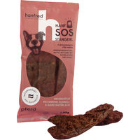 Produktbild von Hanfred Hanf SOS Stangerl Hundetrockenfleisch mit Pferd getreidefrei 65 g