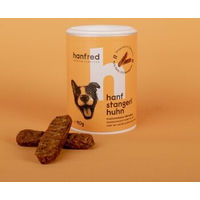 Produktbild von Hanfred Hanf Stangerl Trockenfleisch Huhn getreidefrei ohne Konservierungsstoffe 90 g - 90 g