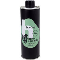 Produktbild von hanfred Hanfsamenöl kaltgepresst vegan 250 ml - 250 ml