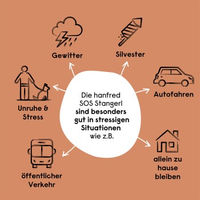 Produktbild von Hanfred SOS Stangerl Rind Trockenfleisch Getreidefrei ohne Konservierungsstoffe 65 g - 65 g