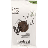 Produktbild von Hanfred Zahn SOS Dentacare Zahnpflege-Snack für Hunde mit Wild Monoprotein 70 g