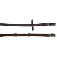 Produktbild von Hans Melzer Gurtzügel aus Leder für Warmblut in Braun mit Messing