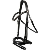 Produktbild von Hans Melzer Hagen Trense für Ponys aus Leder in Schwarz