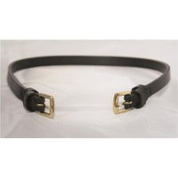 Produktbild von Hans Melzer Horse Equipment Kehlriemen aus Leder für Warmblut in Schwarz mit Messing