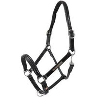 Produktbild von Hans Melzer Horse Equipment Leder Halfter Schwaiganger für Warmblut Schwarz Silber