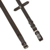Produktbild von Hans Melzer Horse Equipment Pony Zügel feingummiert braun/silber