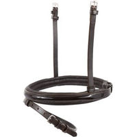 Produktbild von Hans Melzer Horse Equipment Reithalfter Englisch kombiniert Leder braun/silber für Vollblut und COB
