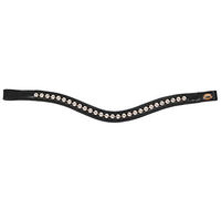 Produktbild von Hans Melzer Horse Equipment Trense Rüspel Hannoversches Reithalfter Leder Schwarz/Silber Größe WB