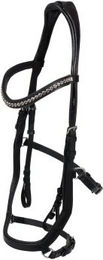 Hans Melzer Horse Equipment Trense Tokio für Vollblut in Schwarz/Silber – Bild 1 von 2