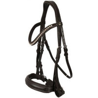 Produktbild von Hans Melzer Kandare für Warmblut aus Leder in Braun und Silber