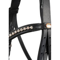 Produktbild von Hans Melzer Kandare Hamburg für Warmblut in Schwarz/Silber