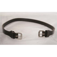 Produktbild von Hans Melzer Kehlriemen aus Leder braun/silber für Warmblutpferde