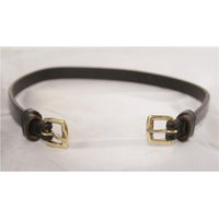 Produktbild von Hans Melzer Kehlriemen aus Leder in Braun mit Messing für Vollblut und COB