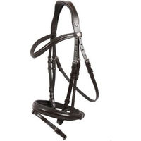 Produktbild von Hans Melzer Pferdetrense aus Leder für Ponys in Braun und Silber