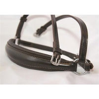 Produktbild von Hans Melzer Reithalfter Hannoversch für Ponys aus Leder in Braun und Silber