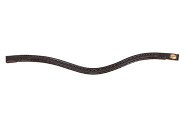 Hans Melzer Stirnriemen aus Leder für Warmblut in Braun - 1 Stk. – Bild 1 von 4