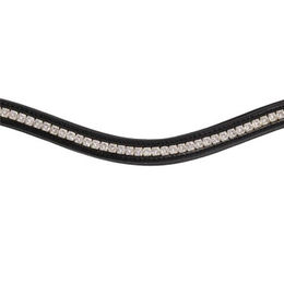 Produktbild von Hans Melzer Stirnriemen Paris für Ponys in Schwarz/Silber