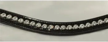 Hans Melzer Stirnriemen Wiesbaden geschwungen aus Kunstleder – Bild 1 von 3