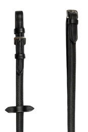 Produktbild von Hans Melzer Zügel Softtouch Black aus Kunstleder in Schwarz