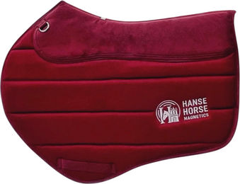 HanseHorse Springschabracke aus Wolle in Rot – Bild 1 von 1