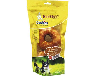 Hansepet Cookies Donut Kausnack für Hunde mit Huhn und Rind getreidefrei ohne Zucker 2 x 220 g - 2 x 220 g – Bild 1 von 5